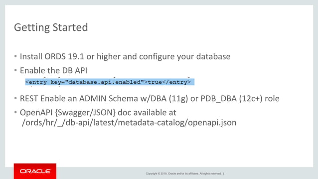 Oracle Database Management REST API | PPT