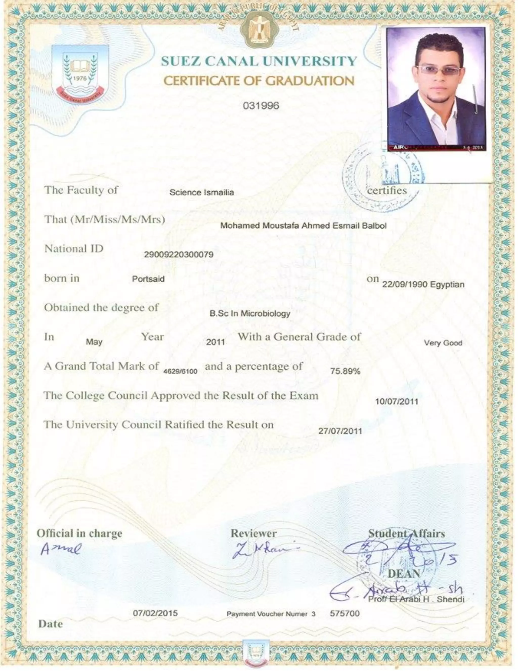 graduation, degree transcript | PDF