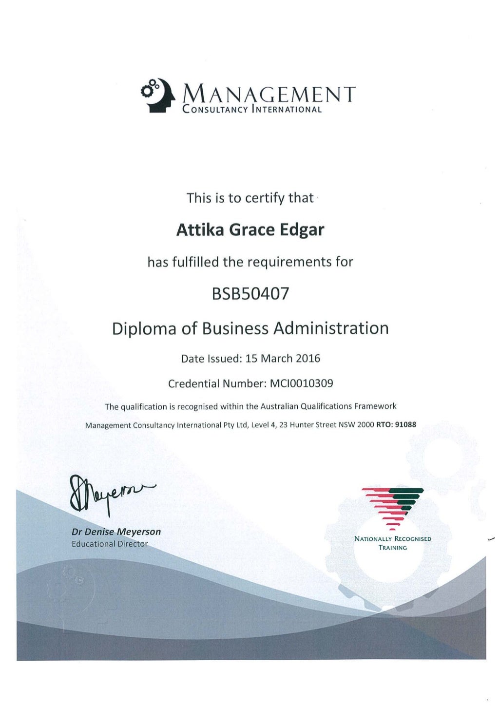MCI Certificate Diploma Of Business Administration 2016 mci-certificate-diploma-of-business-administration-2016
