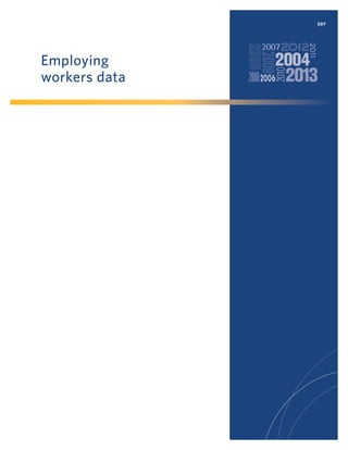 207

Employing
workers data

 