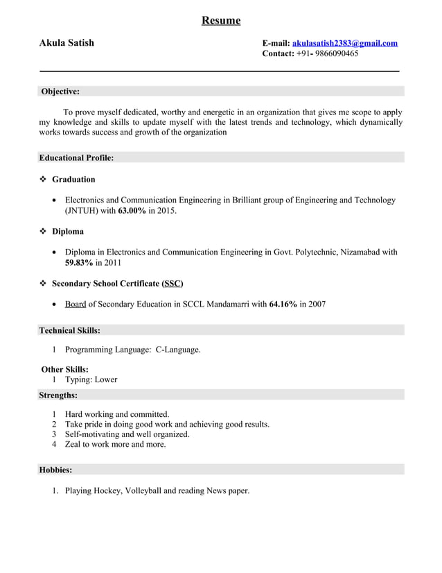 Updated Resume Satish 2 PDF - Updated Resume Satish 2 1 638 