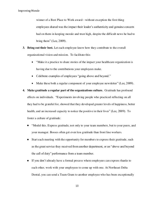 analytical report