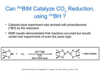 Pinacolborane Internship | PPT