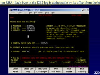 log RBA -Each byte in the DB2 log is addressable by its offset from the beginning of the log, and that offset is known as its relative byte address.   log RBA -Each byte in the DB2 log is addressable by its offset from the beginning of the log, and that offset is known as its relative byte address.   log RBA -Each byte in the DB2 log is addressable by its offset from the beginning of the log, and that offset is known as its relative byte address.   log RBA -Each byte in the DB2 log is addressable by its offset from the beginning of the log, and that offset is known as its relative byte address.   DB2 Utilities -- Overview 
