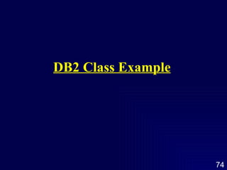 DB2 Class Example 