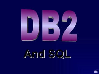 DB2 And SQL 