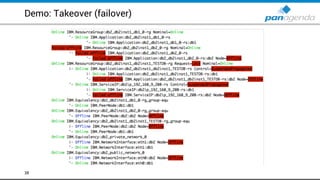 Demo: Takeover (failover)
38
 