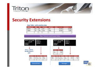 Security Extensions




          The Information Management Specialists
 
