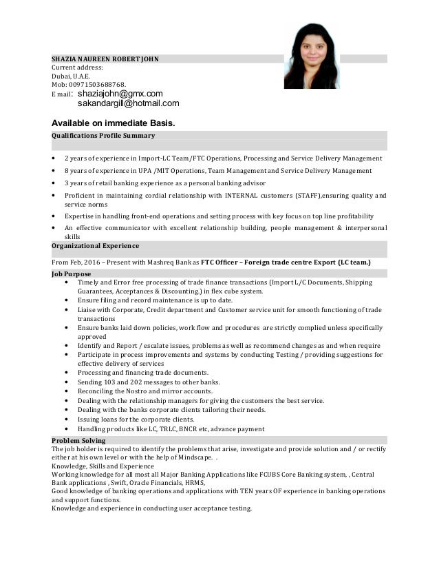 Shazia S Cv