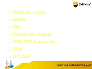 SKILLWISE-DB2 DBA | PPTX