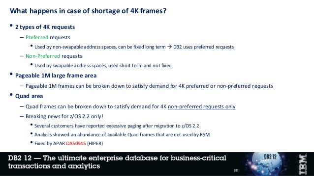 frame size z/os z/OS DB2 guide for monitoring Starter's to memory and frame size z/os z/OS DB2 guide for monitoring Starter's to memory and
