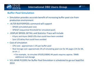 DB2 for z/OS Bufferpool Tuning win by Divide and Conquer or Lose by ...