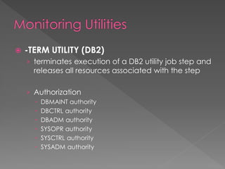 IBM DB2 for z/OS Administration Basics | PDF