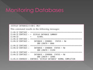 IBM DB2 for z/OS Administration Basics | PDF