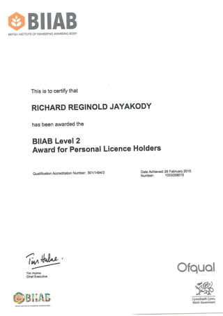 BIIAB Level 2 | PDF