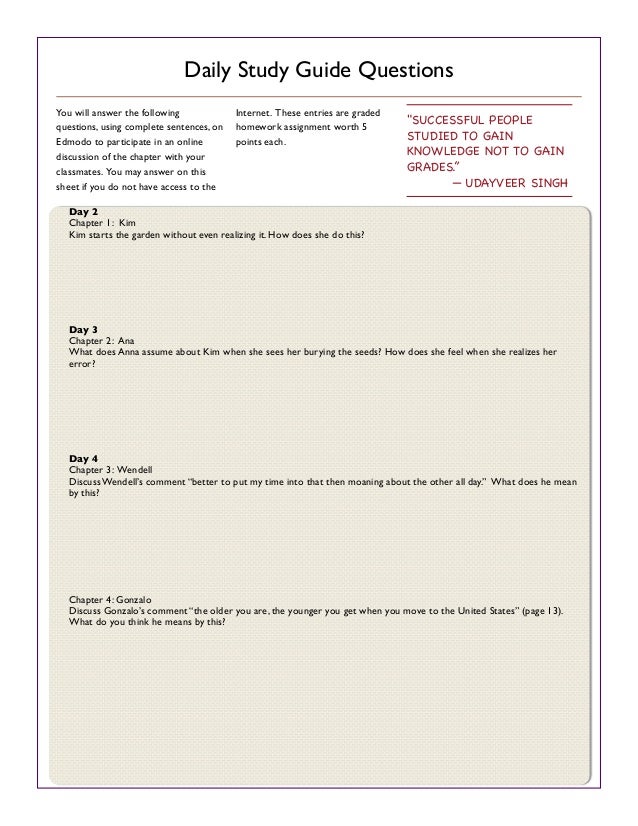 201516 Seedfolks Student Packet