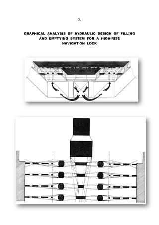 3.
GRAPHICAL ANALYSIS OF HYDRAULIC DESIGN OF FILLING
AND EMPTYING SYSTEM FOR A HIGH-RISE
NAVIGATION LOCK
 