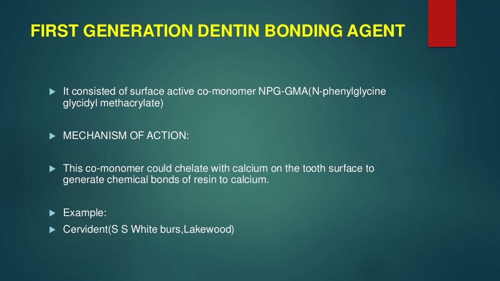 dentin bonding agents