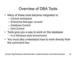 DBA oracle | PDF