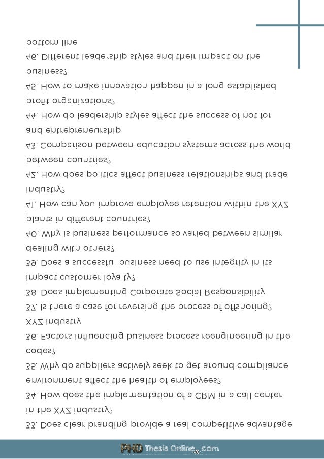 Sample dba research proposal image