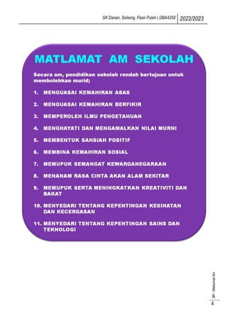 SK Danan, Selising, Pasir Puteh | DBA4259 2022/2023
BP
-
Maklumat
Am
4
 