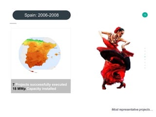 15
7 Projects successfully executed
18 MWp Capacity installed
+
Spain: 2006-2008
Most representative projects…
 