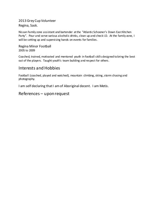 resume with ged