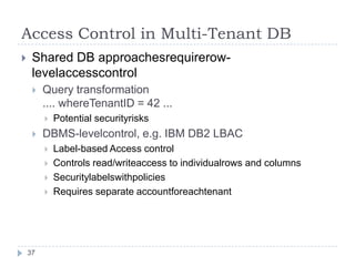 Layer Interactions (2)ExperimentDB2 on LinuxTPC-H workload on 1GB databaseRanges for resource grantsMain memory (BP) – 50 MB to 1GBAdditional storage (Indexes) – 5% to 30% DB sizeVarying advisor output (17-26 indexes)Different possible improvementDifferent expected Performance after improvementDB AdvisorExpected PerformancePossible ImprovementIndex StorageIndex Storage35%90%25%25%20%20%15%15%<1%<3%10%10%VM Configuration5%5%200MB400MB600MB800MB1GB200MB400MB600MB800MB1GBBPBP28