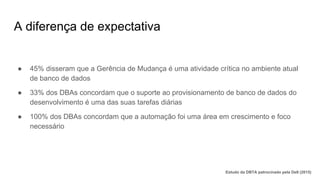 DBA Brasil 2.0: Como o papel e atividades de DBA ficam no contexto da cultura DevOps Slide 14