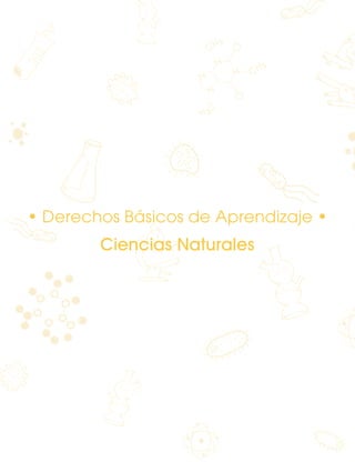 • Derechos Básicos de Aprendizaje •
Ciencias Naturales
CienciasNaturales DBA_Final.indd 3 12/10/16 3:15 p.m.
 