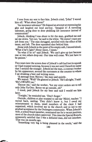 Battlefront Namibia- John Ya Otto