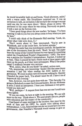 Battlefront Namibia- John Ya Otto