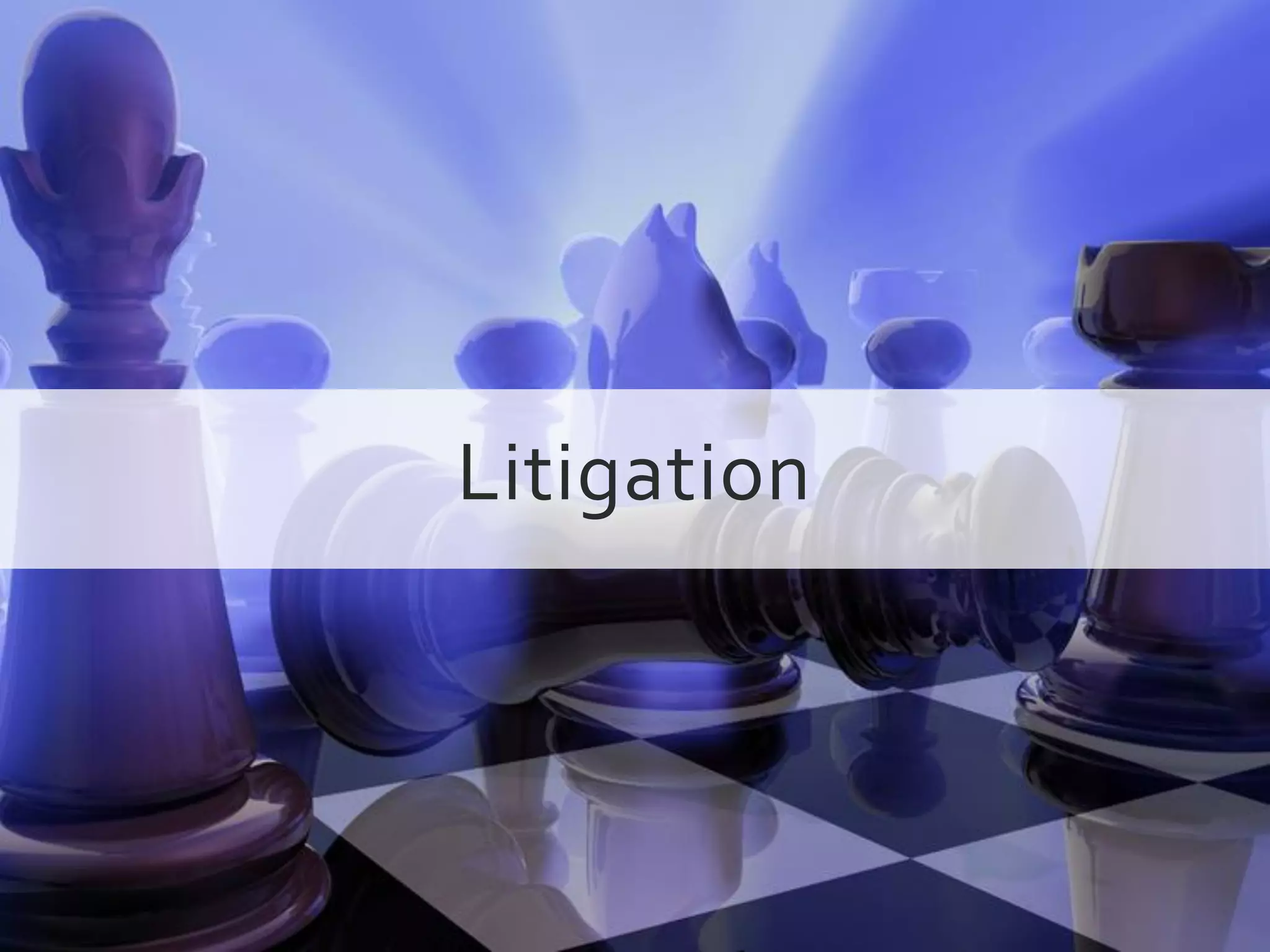 Litigation
 
