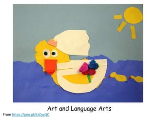 Art and Language Arts
From https://goo.gl/BzQwQC
 