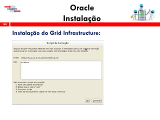 Oracle
Instalação169
Instalação do Grid Infrastructure:
 