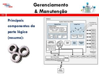 Principais
componentes da
parte lógica
(resumo):
Gerenciamento
& Manutenção222
 