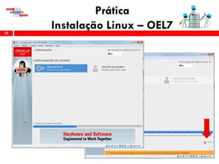Prática
Instalação Linux – OEL735
 