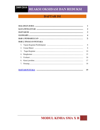  Menjelaskan konsep reaksi oksidasi dan reduksi berdasarkan perubahan bilangan oksidasi.