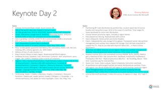 Keynote Day 2
Notes:
• Globally Distributed Made Simple: Azure Cosmos DB.
• 90% of the world’s data was created in the last 2 years.
• 50-150x growth from 2010 to 2020 (9ZB). Sensors, Social, VoIP, Enterprise.
• Emails: 204mil/min, Google Search: 4mil/min, WhatsApp Photos: 347k/min.
• Butterfly-effect of data are consequences across continents.
• Data is growing: Currently 125EB 79.2% is unstructured, 20.8% is structured.
• 80% of business-relevant originates unstructured.
• Push computation to where data is produced.
• Address the needs of 1st-party customers: Xbox, Bing, O365, Store.
• Reqs: turnkey global, guarantee low latency, HA, consistency, elastic, SLA, low cost,
indexing, APIs, schema-agnostic, etc. VERY HARD!
• Millions of lines of code (mainly C++)
• Ring 0 service. Means in every region. 36operational/42built regions.
• Database Account, Database, User, Permission, Container, item, attachment, sproc,
trigger, udf, conflicts. Database scales in terms of containers.
• Regions > DCs > Stamps (Floors/Suites) > Fault Domains (racks) > Clusters (10-20 FDs,
1K tenants/cluster) > Machine (200-400 replicas/tenant, hundreds of
tenants/machine) > Containers > Replicas > [Resource Governor, Transport,
Admission control, DB Engine] > DB Engine Instance [Secret Sorcery: Resource
Manager, Language Runtime Hosts, Query Proc, RSM, Index Mgr, Bw-
tree++/LLAMA++, Log Mgr, IO Mgr].
• Partitioning: Teants > [Tables, Collections, Graphs] > Containers > Resource
Partitions > Replica set: Leader (writes), (reads) 2 followers + 1 forwarder -> to
remote partition(s). Sets allows for many topologies: Chain, Star, Ring, Tree.
Notes:
• Partitioning BP: Even distribution by partition key. Location aware key for access
locality and transaction scope. ACID at the scope of a partition. Time ranges for
heavy workloads for more even distribution.
• Choose failover priority by region. Simulate a region failover.
• Polcy-based Geo-fencing. Replicate data with control.
• Data is AlwaysOn. Active writers and Active Readers.
• Elastic: Independently scale storage & throughput. Transparent server side partition
management and routing. Auto indexed SSD storage. Evict old data using built-in
support for TTL. How do you deal with AsyncIO? More SSD…, is there Cosmos
App/Client?
• Scale from 10-100mil trans/sec across regions. Responsive partition management.
Modular, resource governed nested consensus. (Time zones: LA vs CHI)
• Request Unit/sec (RU) is the normalized currency (%RAM, %CPU, %IOPS). Replica
gets a fixed bud of RUs. Ops consume RUs: Get(Read), Post(Insert), Put(Replace),
Post(Query). Min RUs – Replica Quiescence, Max RUs – No throttling, Above – Rate
limit. Customers pay for reserved RUs.
• Query Cost: Scans, Index Lookups, Query Complexity, Instruction overhead.
• As partitions are split/merged tran/sec are evenly distributed per partition. If you
add regions, you should double RUs per region to avoid starving a particular region.
• Lower throughput when not needed ie. after Christmas shopping reduced
throughput from 1 trillion RUs to minimum vs on-prem having to incur all the cap-ex.
• Internal Microsoft workloads 3 trillion RUs across 20 regions in 3 days. 2017 Sept 7-
10.
Rimma Nehme
GPM, Azure Cosmos DB, Microsoft
 