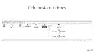 Columnstore Indexes
 