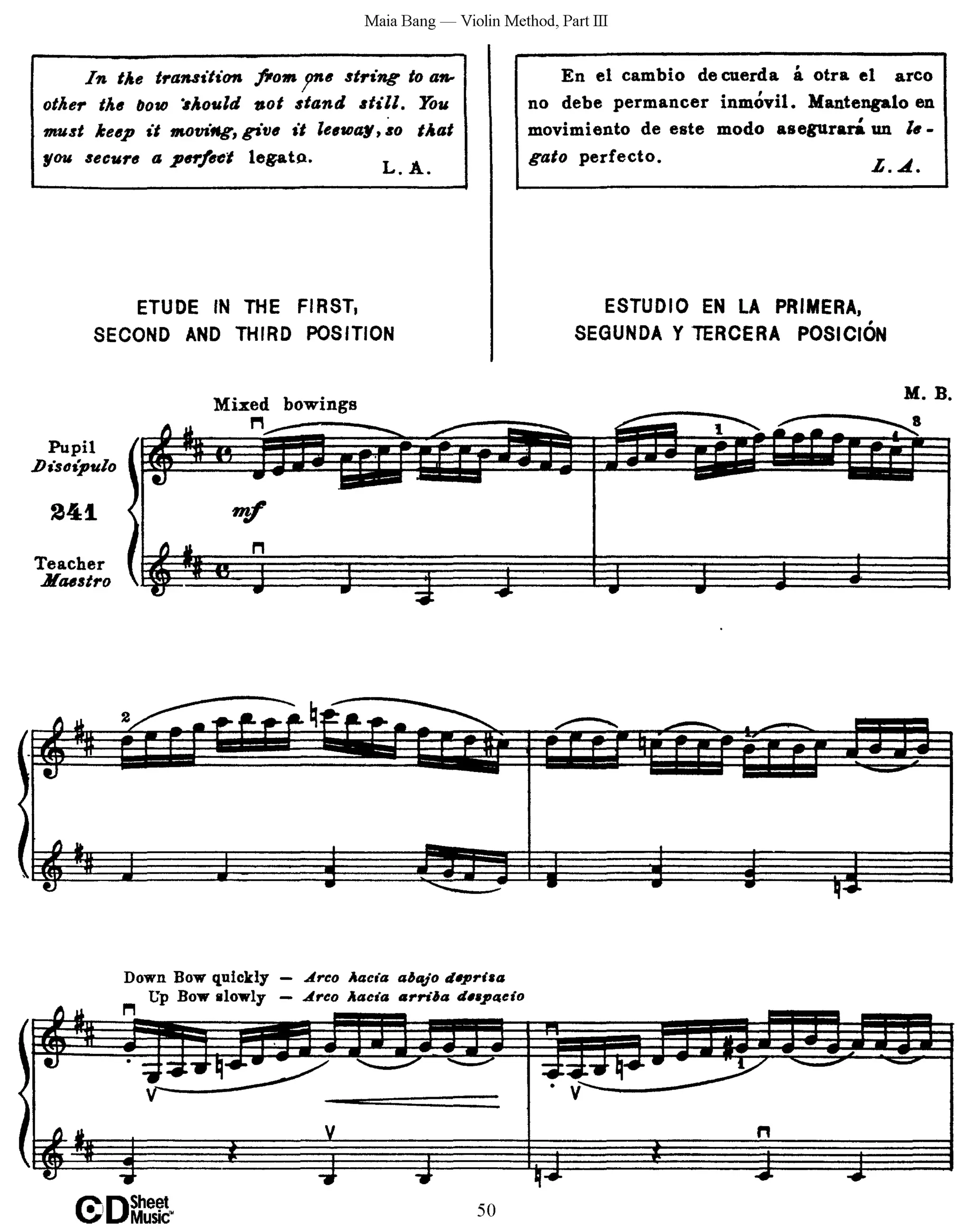 Método de Violino Maia Bang 3ª Posição