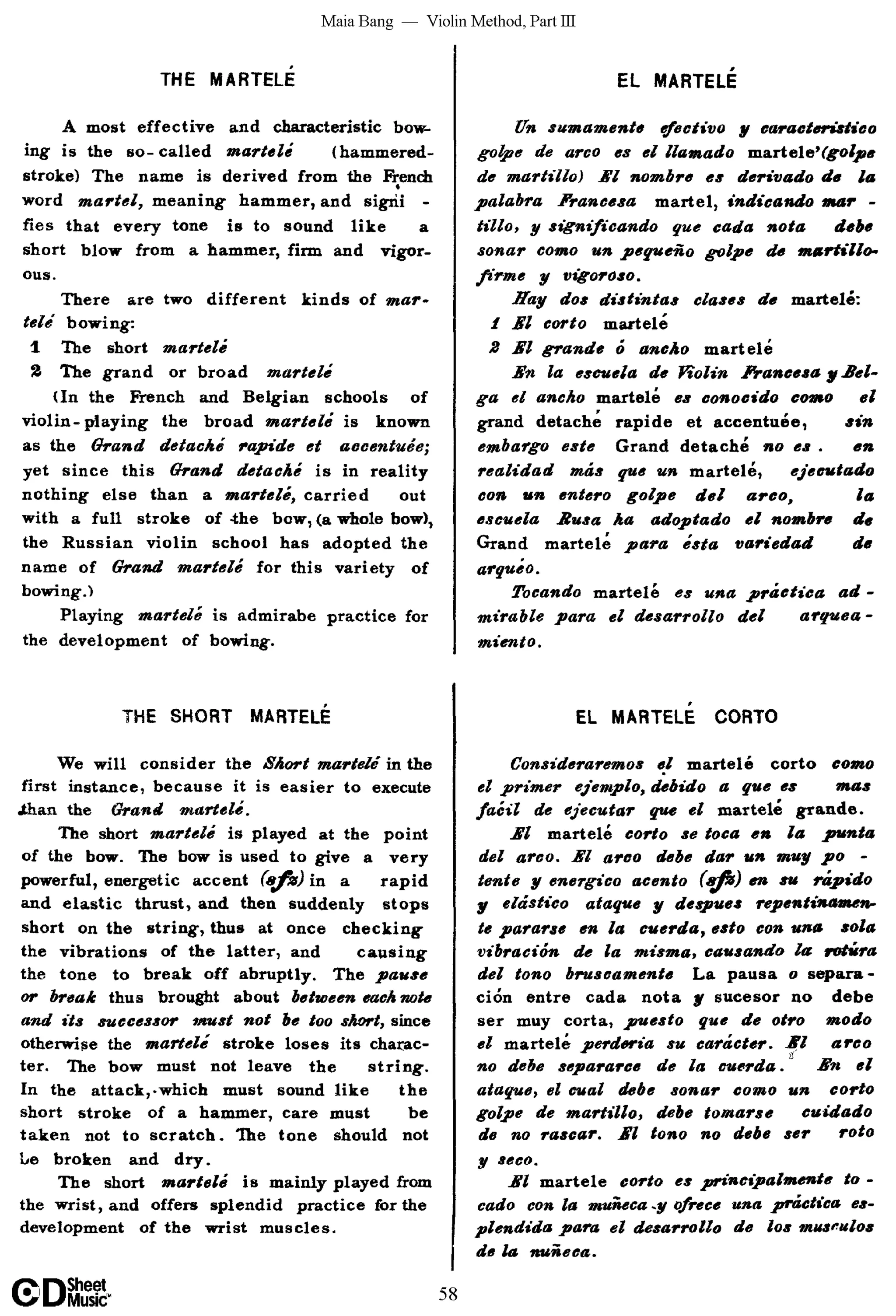 Método de Violino Maia Bang 3ª Posição