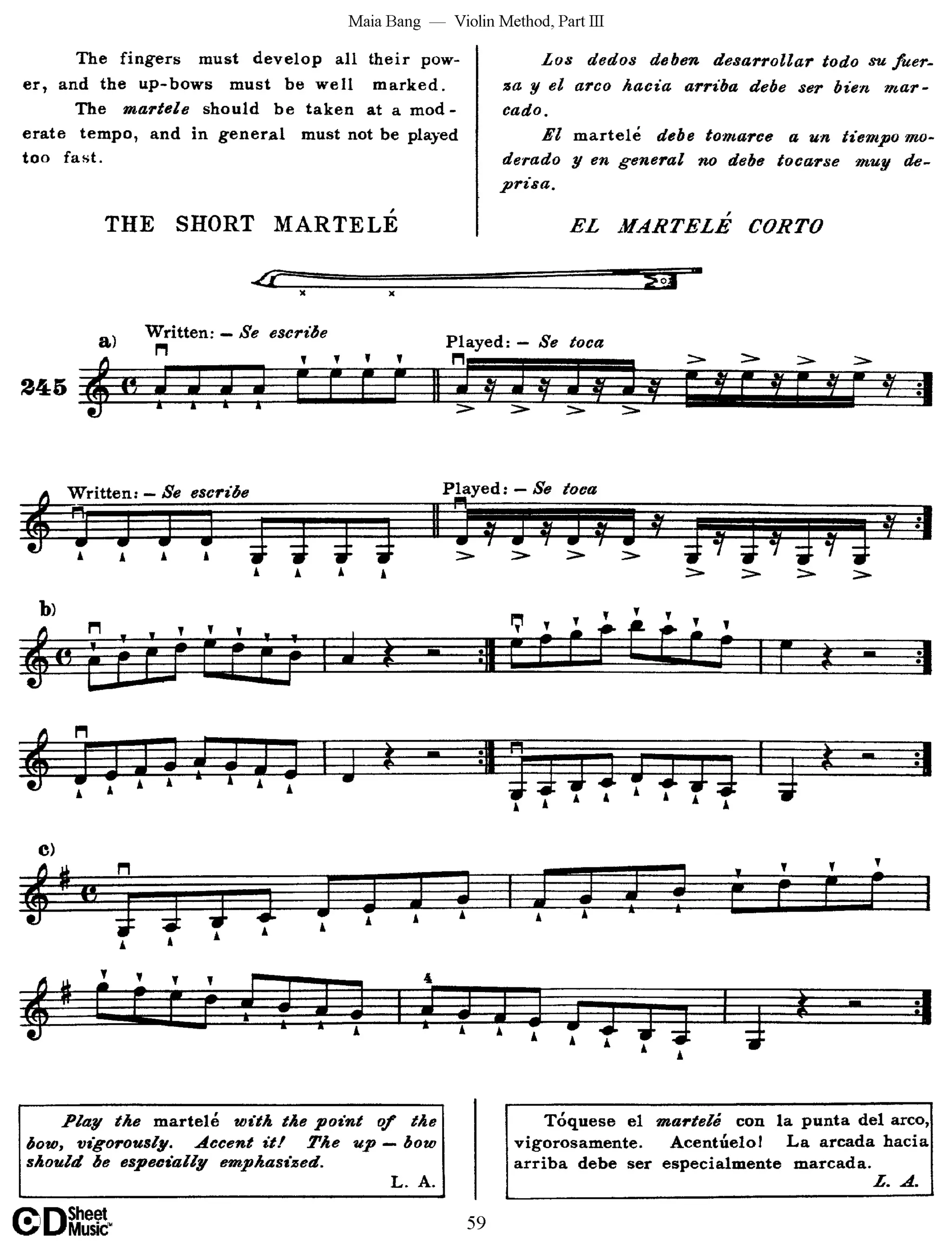 Método de Violino Maia Bang 3ª Posição