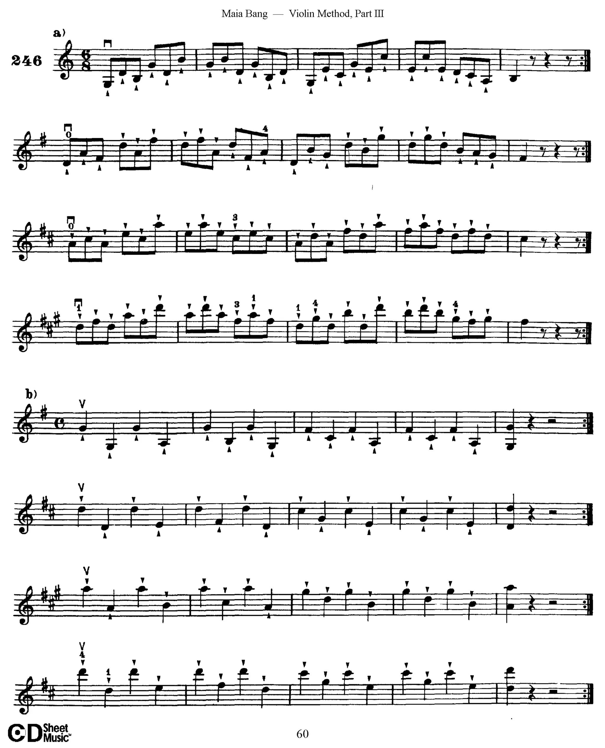 Método de Violino Maia Bang 3ª Posição