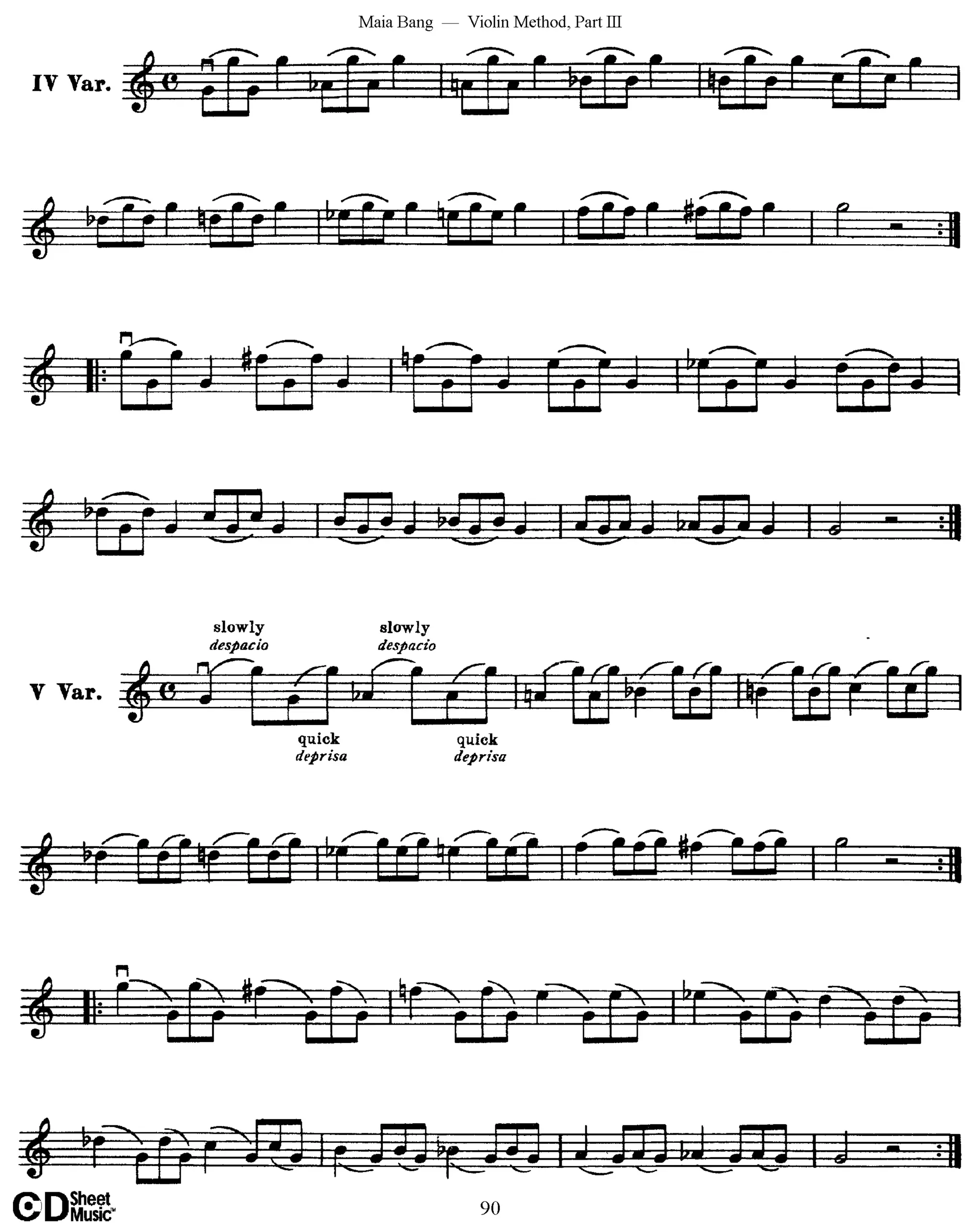 Método de Violino Maia Bang 3ª Posição