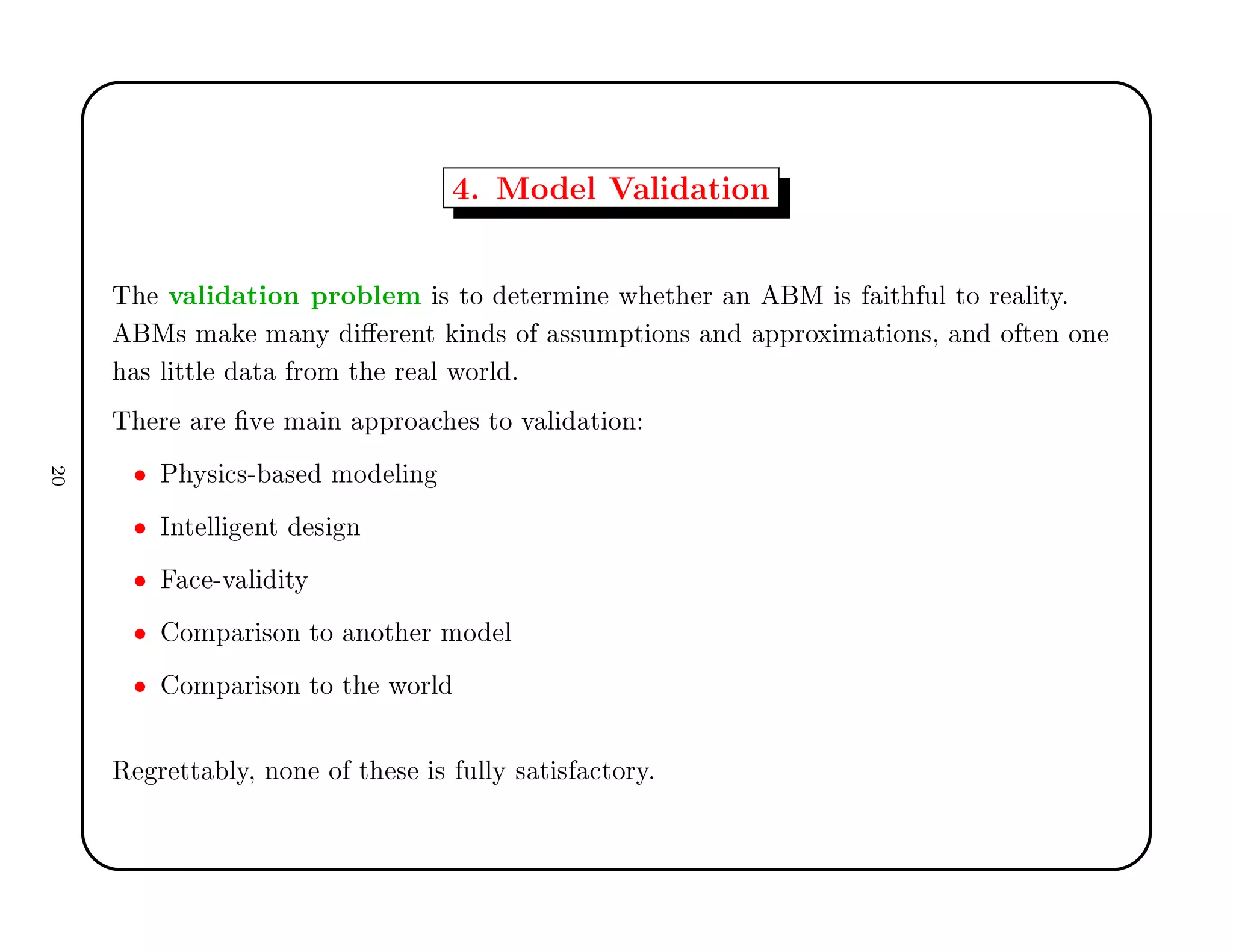 º ÅÓ Ð Î Ð Ø ÓÒ
Ì Ú Ð Ø ÓÒ ÔÖÓ Ð Ñ × ØÓ Ø ÖÑ Ò Û Ø Ö Ò Å × Ø ÙÐ ØÓ Ö Ð ØÝº
Å× Ñ Ñ ÒÝ Ö ÒØ Ò × Ó ××ÙÑÔØ ÓÒ× Ò ÔÔÖÓÜ Ñ Ø ÓÒ×¸ Ò Ó Ø Ò ÓÒ
× Ð ØØÐ Ø ÖÓÑ Ø Ö Ð ÛÓÖÐ º
Ì Ö Ö Ú Ñ Ò ÔÔÖÓ 
 × ØÓ Ú Ð Ø ÓÒ
¯ È Ý× 
×¹ × ÑÓ Ð Ò
¯ ÁÒØ ÐÐ ÒØ × Ò
¯ 
 ¹Ú Ð ØÝ
¯ ÓÑÔ Ö ×ÓÒ ØÓ ÒÓØ Ö ÑÓ Ð
¯ ÓÑÔ Ö ×ÓÒ ØÓ Ø ÛÓÖÐ
Ê Ö ØØ ÐÝ¸ ÒÓÒ Ó Ø × × ÙÐÐÝ × Ø × 
ØÓÖÝº
¾¼
 