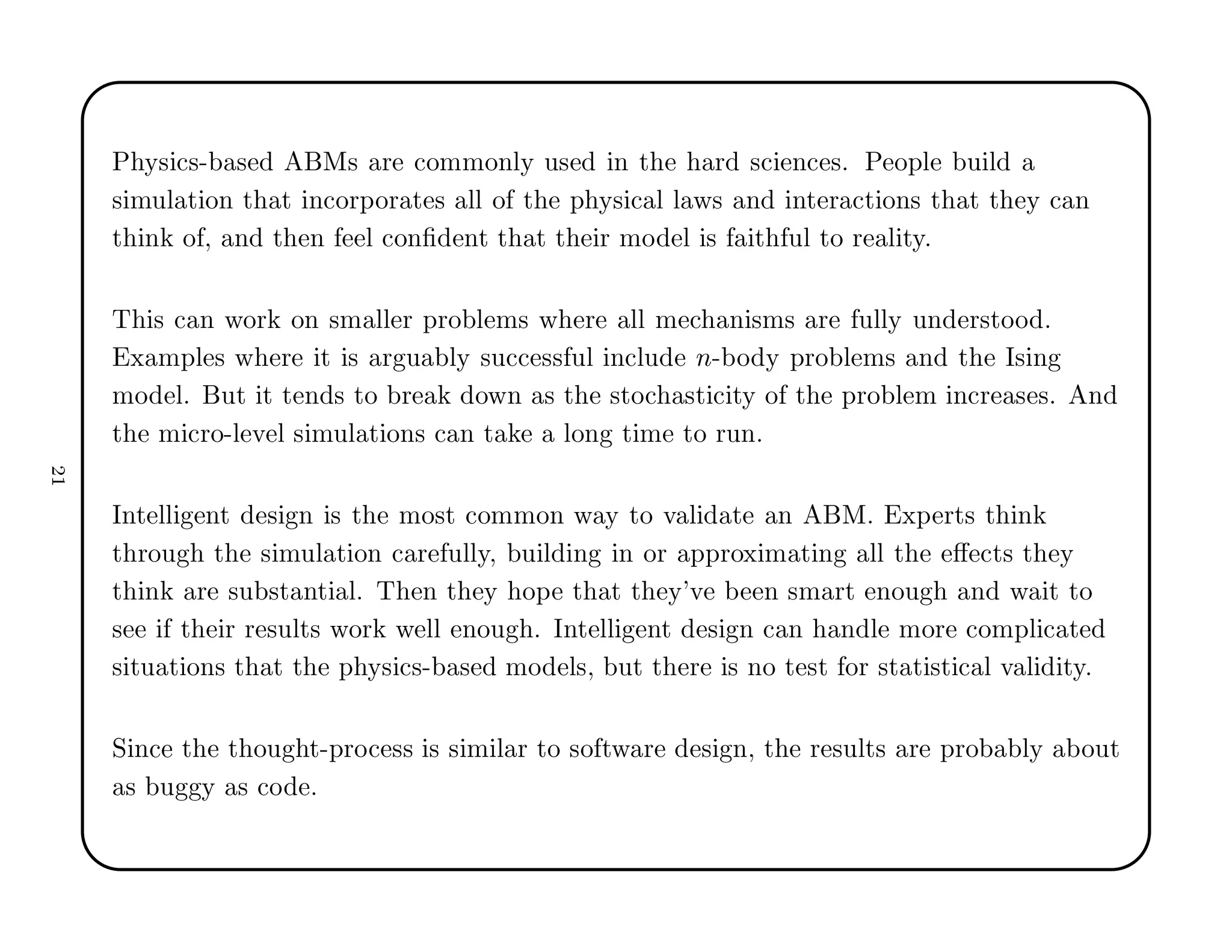 È Ý× 
×¹ × Å× Ö 
ÓÑÑÓÒÐÝ Ù× Ò Ø Ö ×
 Ò
 ×º È ÓÔÐ Ù Ð
× ÑÙÐ Ø ÓÒ Ø Ø Ò
ÓÖÔÓÖ Ø × ÐÐ Ó Ø Ô Ý× 
 Ð Ð Û× Ò ÒØ Ö 
Ø ÓÒ× Ø Ø Ø Ý 
 Ò
Ø Ò Ó ¸ Ò Ø Ò Ð 
ÓÒ ÒØ Ø Ø Ø Ö ÑÓ Ð × Ø ÙÐ ØÓ Ö Ð ØÝº
Ì × 
 Ò ÛÓÖ ÓÒ ×Ñ ÐÐ Ö ÔÖÓ Ð Ñ× Û Ö ÐÐ Ñ 
 Ò ×Ñ× Ö ÙÐÐÝ ÙÒ Ö×ØÓÓ º
Ü ÑÔÐ × Û Ö Ø × Ö Ù ÐÝ ×Ù

 ×× ÙÐ Ò
ÐÙ Ò¹ Ó Ý ÔÖÓ Ð Ñ× Ò Ø Á× Ò
ÑÓ Ðº ÙØ Ø Ø Ò × ØÓ Ö ÓÛÒ × Ø ×ØÓ
 ×Ø 
 ØÝ Ó Ø ÔÖÓ Ð Ñ Ò
Ö × ×º Ò
Ø Ñ 
ÖÓ¹Ð Ú Ð × ÑÙÐ Ø ÓÒ× 
 Ò Ø ÐÓÒ Ø Ñ ØÓ ÖÙÒº
ÁÒØ ÐÐ ÒØ × Ò × Ø ÑÓ×Ø 
ÓÑÑÓÒ Û Ý ØÓ Ú Ð Ø Ò Åº ÜÔ ÖØ× Ø Ò
Ø ÖÓÙ Ø × ÑÙÐ Ø ÓÒ 
 Ö ÙÐÐÝ¸ Ù Ð Ò Ò ÓÖ ÔÔÖÓÜ Ñ Ø Ò ÐÐ Ø 
Ø× Ø Ý
Ø Ò Ö ×Ù ×Ø ÒØ Ðº Ì Ò Ø Ý ÓÔ Ø Ø Ø Ý³Ú Ò ×Ñ ÖØ ÒÓÙ Ò Û Ø ØÓ
× Ø Ö Ö ×ÙÐØ× ÛÓÖ Û ÐÐ ÒÓÙ º ÁÒØ ÐÐ ÒØ × Ò 
 Ò Ò Ð ÑÓÖ 
ÓÑÔÐ 
 Ø
× ØÙ Ø ÓÒ× Ø Ø Ø Ô Ý× 
×¹ × ÑÓ Ð×¸ ÙØ Ø Ö × ÒÓ Ø ×Ø ÓÖ ×Ø Ø ×Ø 
 Ð Ú Ð ØÝº
Ë Ò
 Ø Ø ÓÙ Ø¹ÔÖÓ
 ×× × × Ñ Ð Ö ØÓ ×Ó ØÛ Ö × Ò¸ Ø Ö ×ÙÐØ× Ö ÔÖÓ ÐÝ ÓÙØ
× Ù Ý × 
Ó º
¾½
 