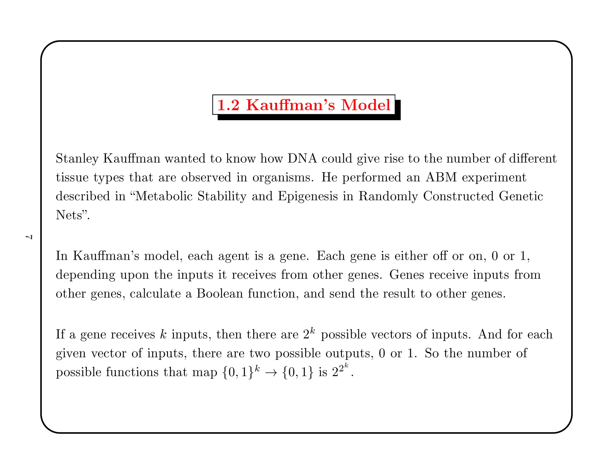 ½º¾ Ã Ù Ñ Ò³× ÅÓ Ð
ËØ ÒÐ Ý Ã Ù Ñ Ò Û ÒØ ØÓ ÒÓÛ ÓÛ Æ 
ÓÙÐ Ú Ö × ØÓ Ø ÒÙÑ Ö Ó Ö ÒØ
Ø ××Ù ØÝÔ × Ø Ø Ö Ó × ÖÚ Ò ÓÖ Ò ×Ñ×º À Ô Ö ÓÖÑ Ò Å ÜÔ Ö Ñ ÒØ
×
Ö Ò Å Ø ÓÐ 
 ËØ Ð ØÝ Ò Ô Ò × × Ò Ê Ò ÓÑÐÝ ÓÒ×ØÖÙ
Ø Ò Ø 
Æ Ø× º
ÁÒ Ã Ù Ñ Ò³× ÑÓ Ð¸ 
 ÒØ × Ò º 
 Ò × Ø Ö Ó ÓÖ ÓÒ¸ ¼ ÓÖ ½¸
Ô Ò Ò ÙÔÓÒ Ø ÒÔÙØ× Ø Ö 
 Ú × ÖÓÑ ÓØ Ö Ò ×º Ò × Ö 
 Ú ÒÔÙØ× ÖÓÑ
ÓØ Ö Ò ×¸ 
 Ð
ÙÐ Ø ÓÓÐ Ò ÙÒ
Ø ÓÒ¸ Ò × Ò Ø Ö ×ÙÐØ ØÓ ÓØ Ö Ò ×º
Á Ò Ö 
 Ú × ÒÔÙØ×¸ Ø Ò Ø Ö Ö ¾ ÔÓ×× Ð Ú 
ØÓÖ× Ó ÒÔÙØ×º Ò ÓÖ 
Ú Ò Ú 
ØÓÖ Ó ÒÔÙØ×¸ Ø Ö Ö ØÛÓ ÔÓ×× Ð ÓÙØÔÙØ×¸ ¼ ÓÖ ½º ËÓ Ø ÒÙÑ Ö Ó
ÔÓ×× Ð ÙÒ
Ø ÓÒ× Ø Ø Ñ Ô ¼ ½ ¼ ½ × ¾¾ º
 