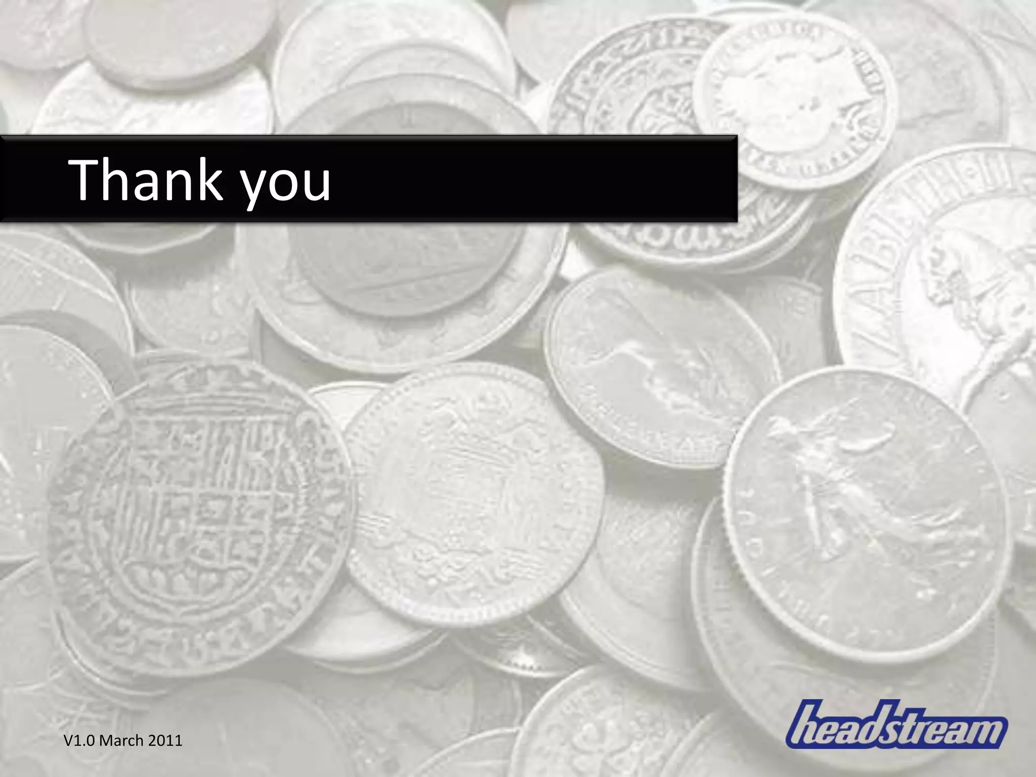     Thank youV1.0 March 2011