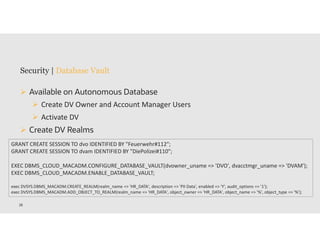 DBA Tasks in Oracle Autonomous Database | PDF